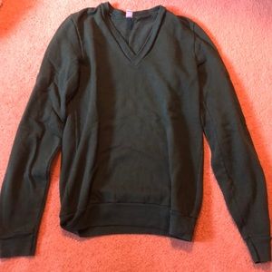 American Apparel Green Vneck Sweatshirt